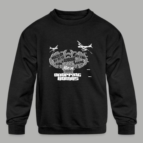 Dropping Bombs fight lab - Kids' Crewneck Sweatshirt