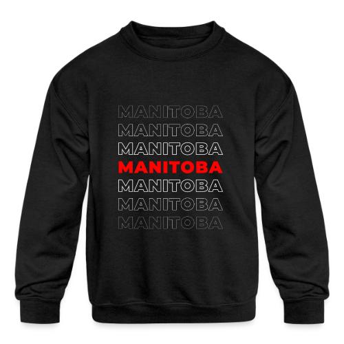Manitoba Mark - Kids' Crewneck Sweatshirt