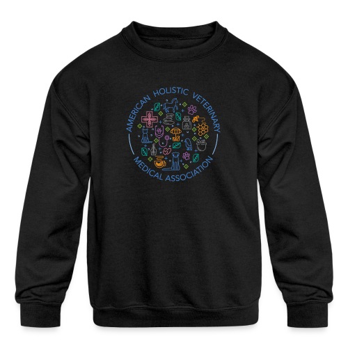 AHVMA Modalities Logo Color - Kids' Crewneck Sweatshirt