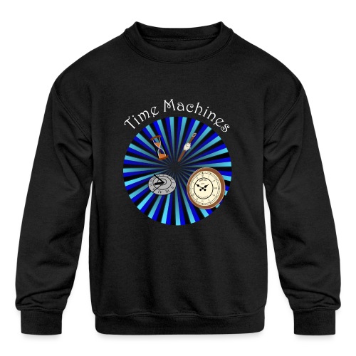 Time Machines Space Vortex - Kids' Crewneck Sweatshirt