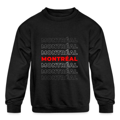 Montreal Echoes - Kids' Crewneck Sweatshirt