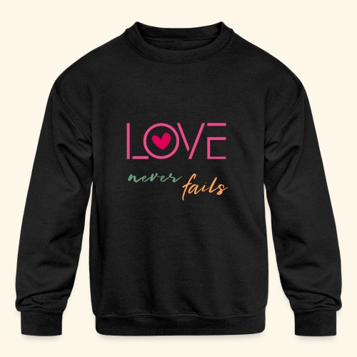 1 01 love - Kids' Crewneck Sweatshirt