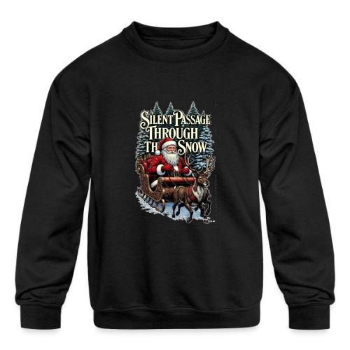Nostalgic Santa T-Shirt - Kids' Crewneck Sweatshirt