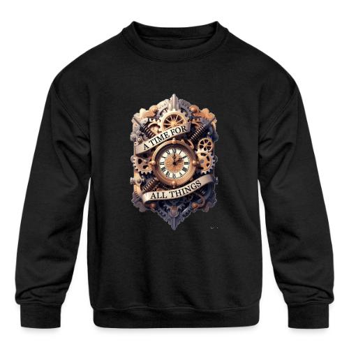 Ornate Clockwork T-Shirt - Kids' Crewneck Sweatshirt