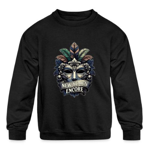 Masquerade Mask T-Shirt - Kids' Crewneck Sweatshirt
