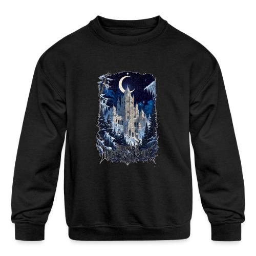 Celestial Winter Temple T-Shirt - Kids' Crewneck Sweatshirt