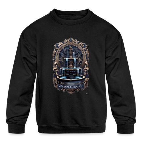 Gilded Baroque Fountain T-Shirt - Kids' Crewneck Sweatshirt