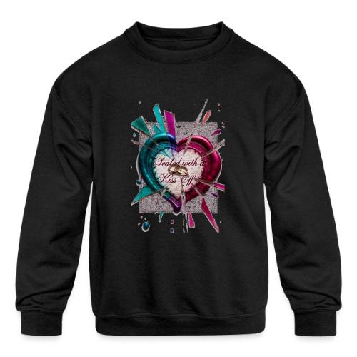 Sealed with a Kiss-Off T-Shirt - Kids' Crewneck Sweatshirt