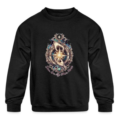 You Are My True North Celestial Compass T-Shirt - Kids' Crewneck Sweatshirt