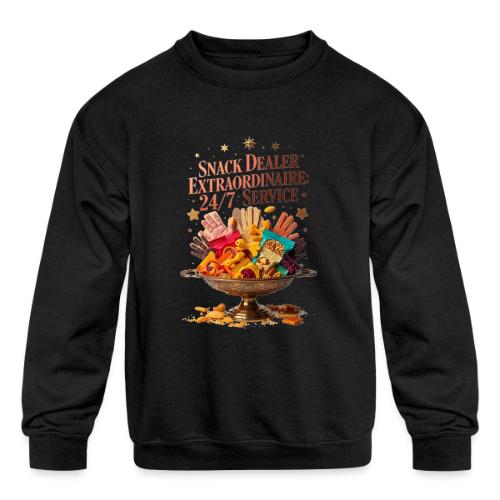 Snack Dealer Extraordinaire Tee, Mum Gift - Kids' Crewneck Sweatshirt