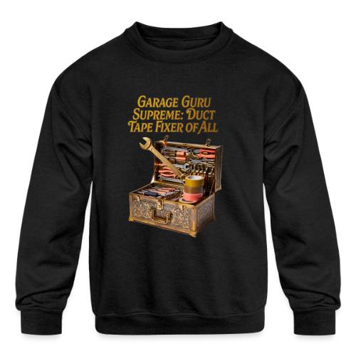 Garage Guru T Shirt - Kids' Crewneck Sweatshirt