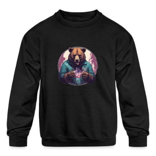 Magical Bear - Kids' Crewneck Sweatshirt