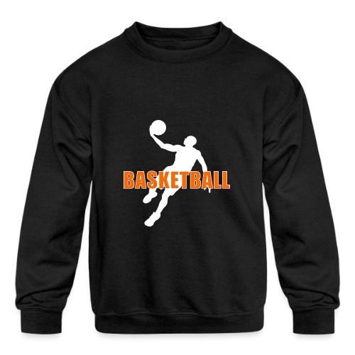 Slam Dunk Motion - Kids' Crewneck Sweatshirt