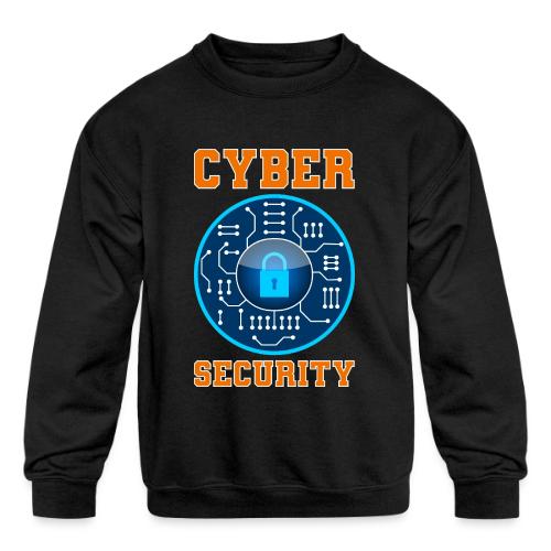 Cycer security: Secure by Design - Kids' Crewneck Sweatshirt