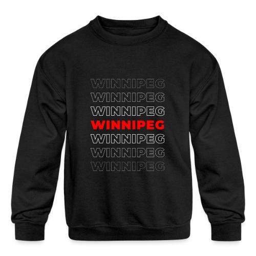 Winnipeg Waves - Kids' Crewneck Sweatshirt