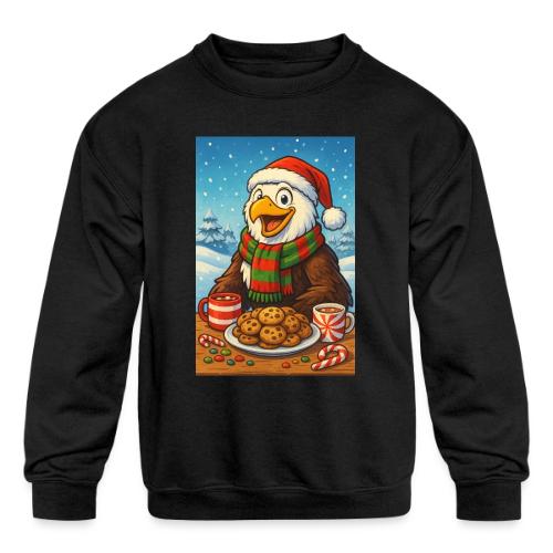 Christmas taw eagle - Kids' Crewneck Sweatshirt
