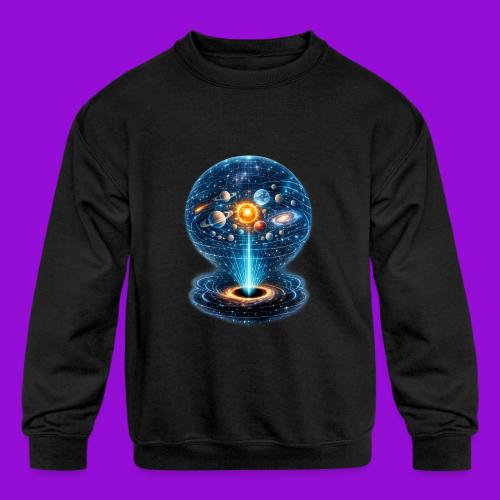 Holographic Universe - Kids' Crewneck Sweatshirt