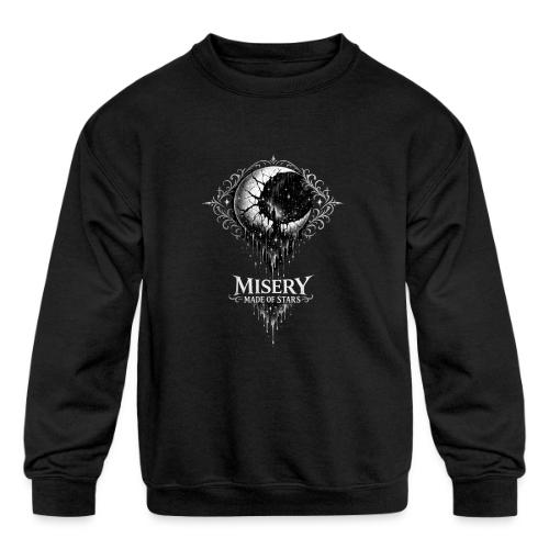 Misery made of stars - Kids' Crewneck Sweatshirt