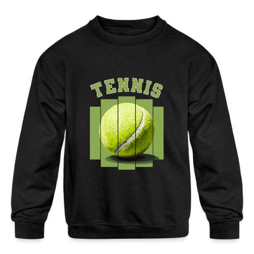 Tennis Minimal - Kids' Crewneck Sweatshirt