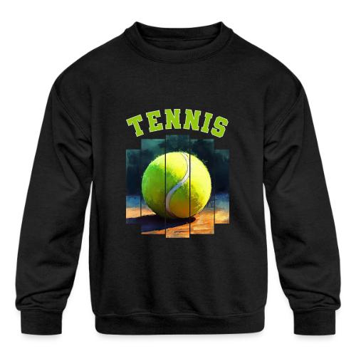 Tennis Vibes Only - Kids' Crewneck Sweatshirt