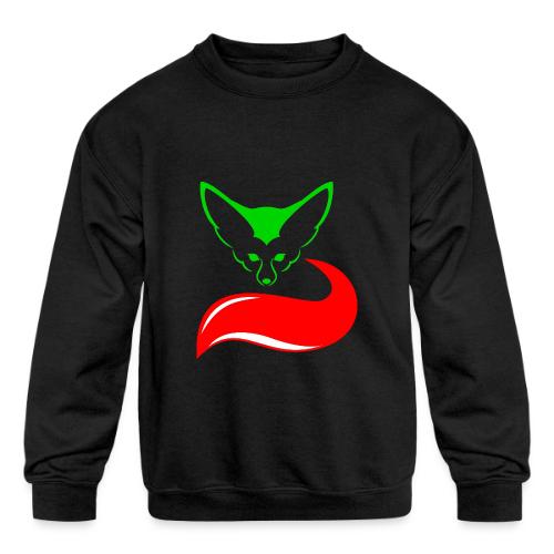 The Fennec, the Desert Fox of Algeria - Kids' Crewneck Sweatshirt