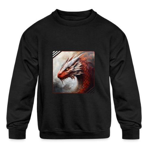 Mystic Dragon Realm - Kids' Crewneck Sweatshirt