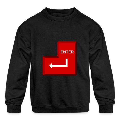 Just Press Enter - Kids' Crewneck Sweatshirt