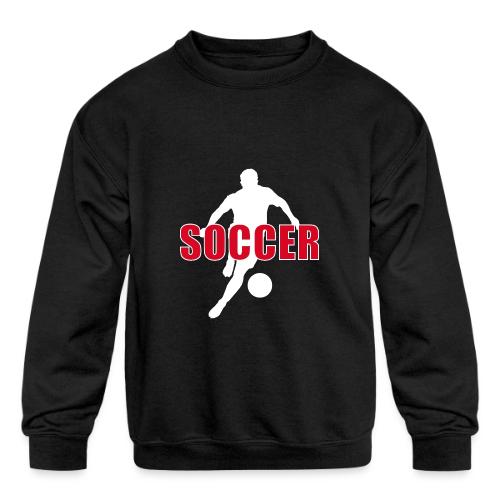 Power Kick Soccer - Kids' Crewneck Sweatshirt