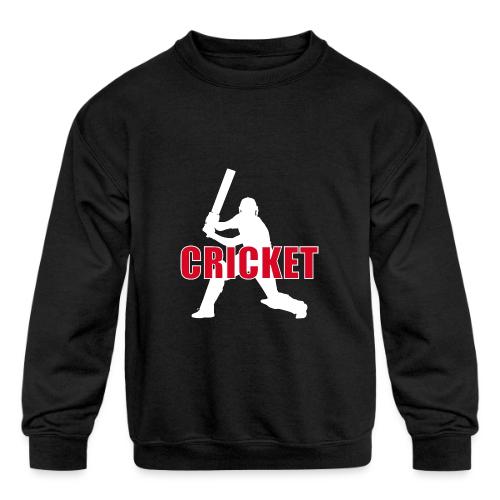 Power Play Cricket - Kids' Crewneck Sweatshirt