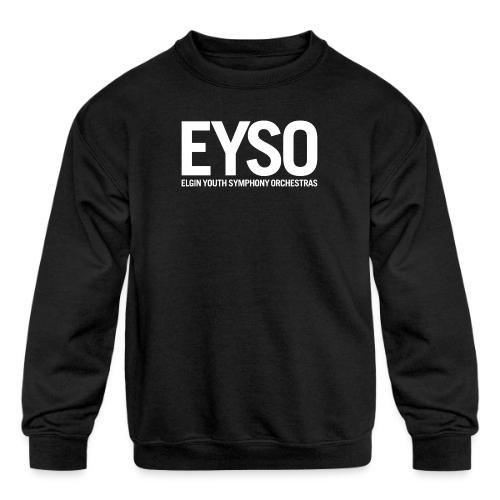 EYSOLogoWhite2022 - Kids' Crewneck Sweatshirt