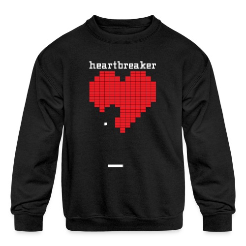 Heartbreaker Valentine's Day Game Valentine Heart - Kids' Crewneck Sweatshirt