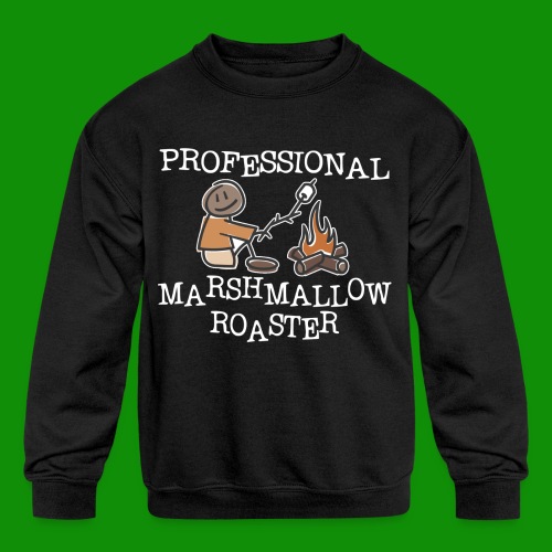 Professional Marshmallow roaster - Kids' Crewneck Sweatshirt