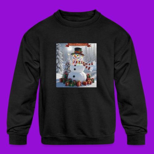 Merry Christmas - Kids' Crewneck Sweatshirt
