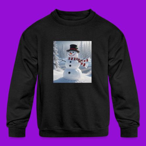 Frosty - Kids' Crewneck Sweatshirt