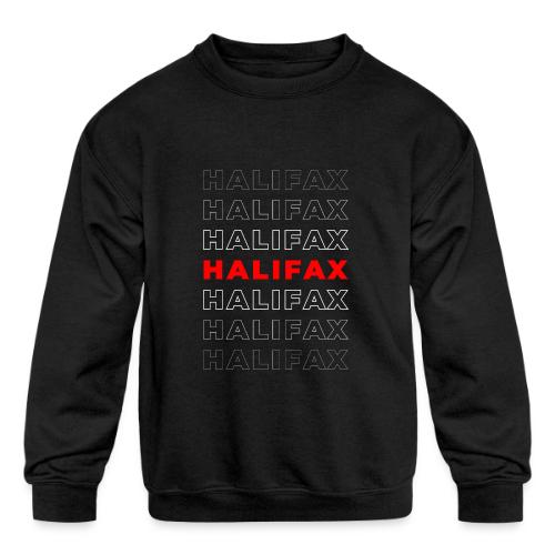 Halifax Layers - Kids' Crewneck Sweatshirt