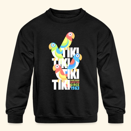 Tiki Room - Kids' Crewneck Sweatshirt