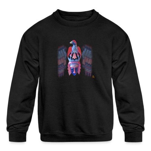 Acro Aztec - Kids' Crewneck Sweatshirt