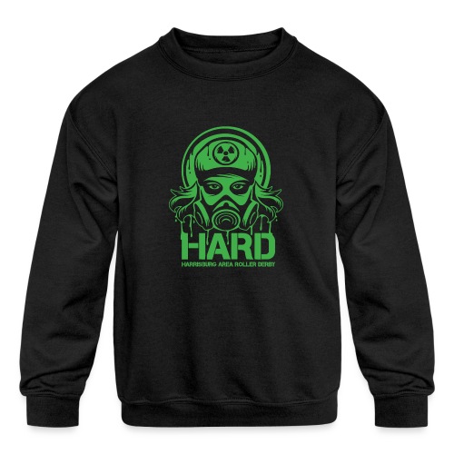HARD Logo - For Dark Colors - Kids' Crewneck Sweatshirt