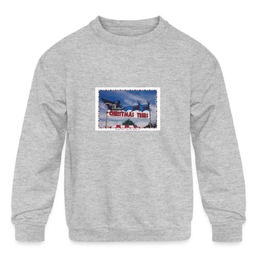 Priut Christmas Tree Shop - Kids' Crewneck Sweatshirt