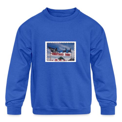 Priut Christmas Tree Shop - Kids' Crewneck Sweatshirt