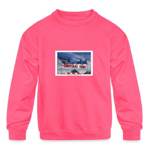 Priut Christmas Tree Shop - Kids' Crewneck Sweatshirt