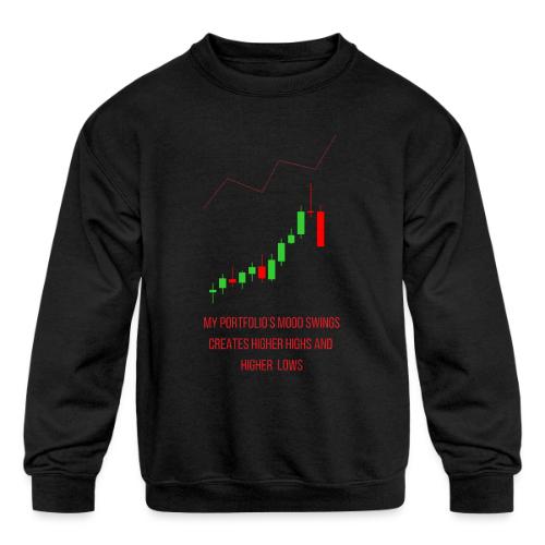 Technical Analysis Trading T-Shirt| Sarcastic - Kids' Crewneck Sweatshirt