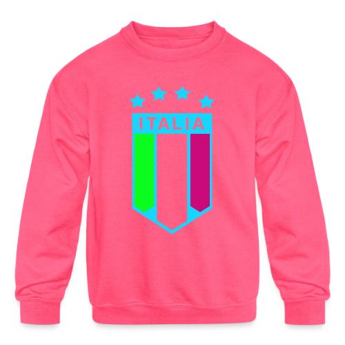 4 Star Italia Shield - Kids' Crewneck Sweatshirt