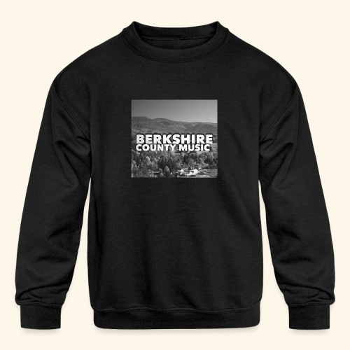 Berkshire County Music Black/White - Kids' Crewneck Sweatshirt