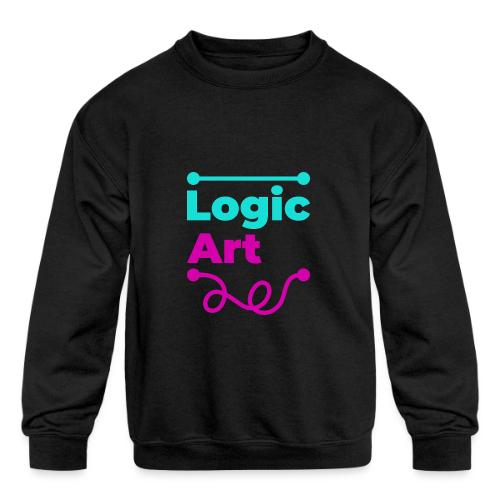 Art vs Logic - Kids' Crewneck Sweatshirt