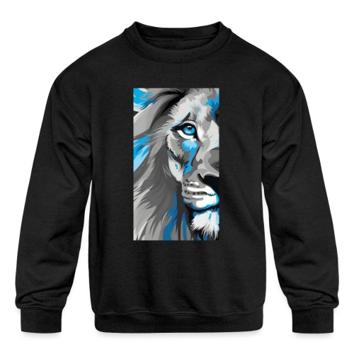 Blue lion king - Kids' Crewneck Sweatshirt