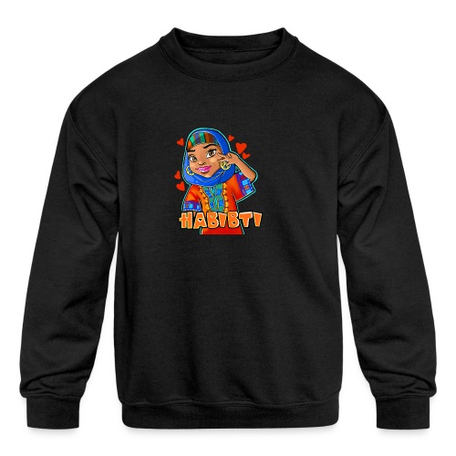 Habibti - Kids' Crewneck Sweatshirt