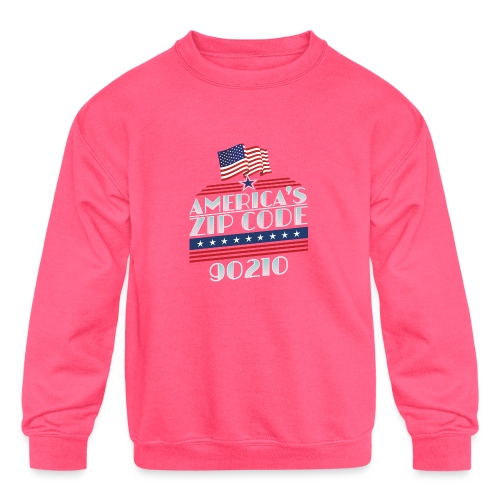 90210 Americas ZipCode Merchandise - Kids' Crewneck Sweatshirt