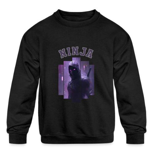 Nightfall Ninja - Kids' Crewneck Sweatshirt