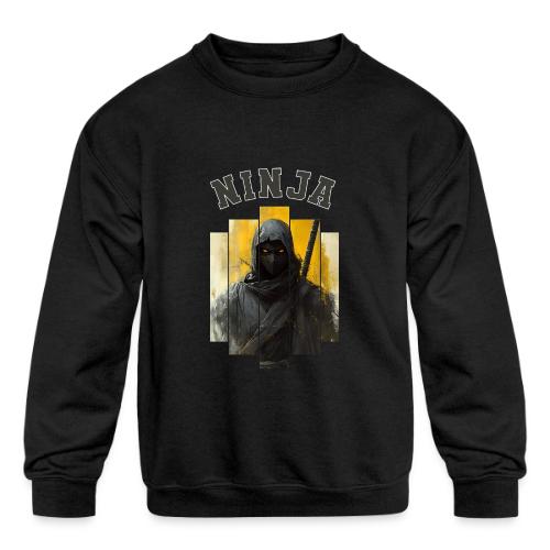 Silent Ninja Code - Kids' Crewneck Sweatshirt